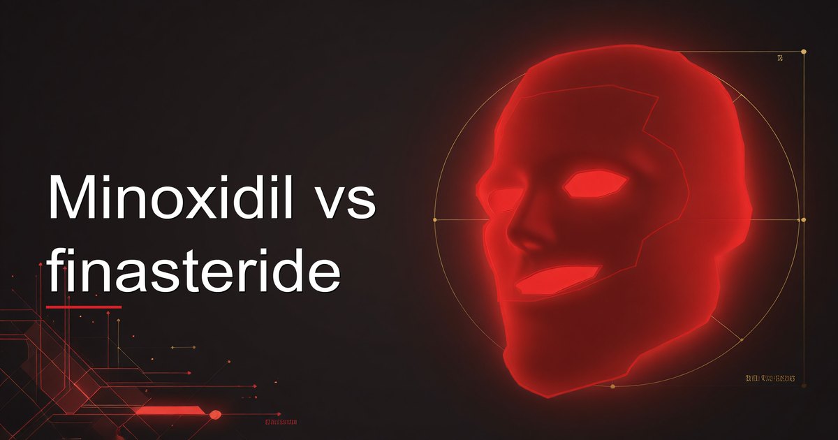 Minoxidil vs finasteride