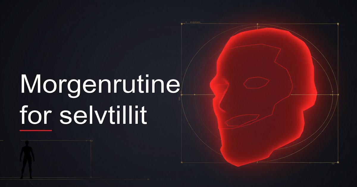 Morgenrutine for selvtillit