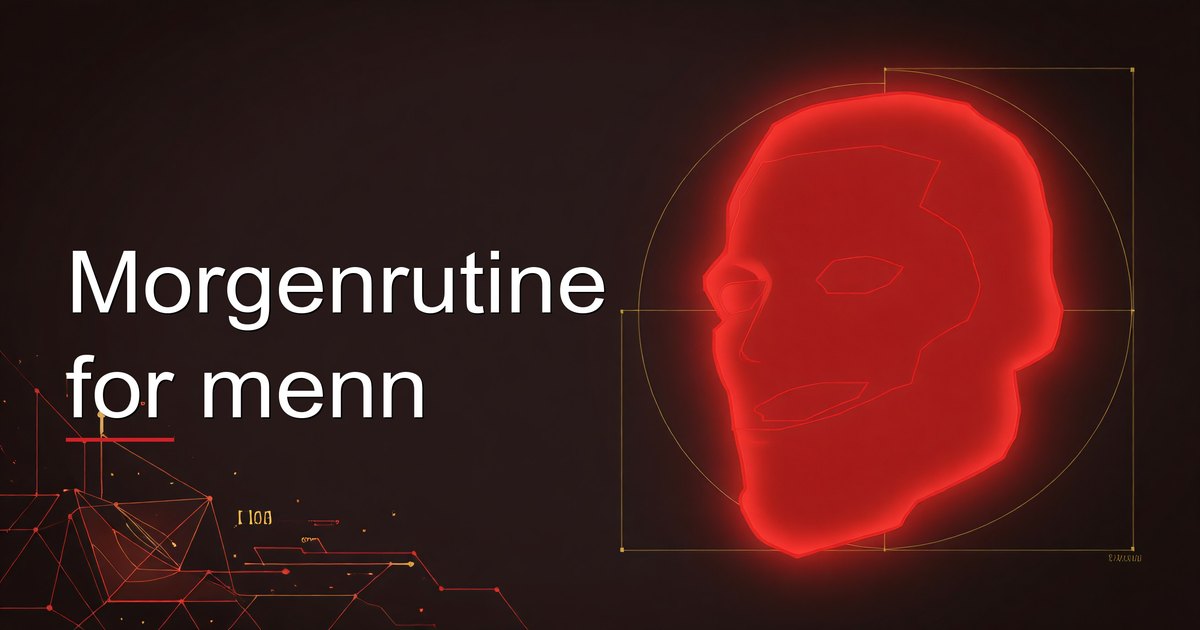 Morgenrutine for menn