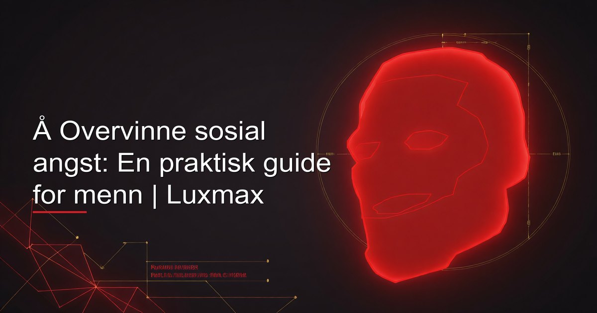 Å Overvinne sosial angst: En praktisk guide for menn | Luxmax