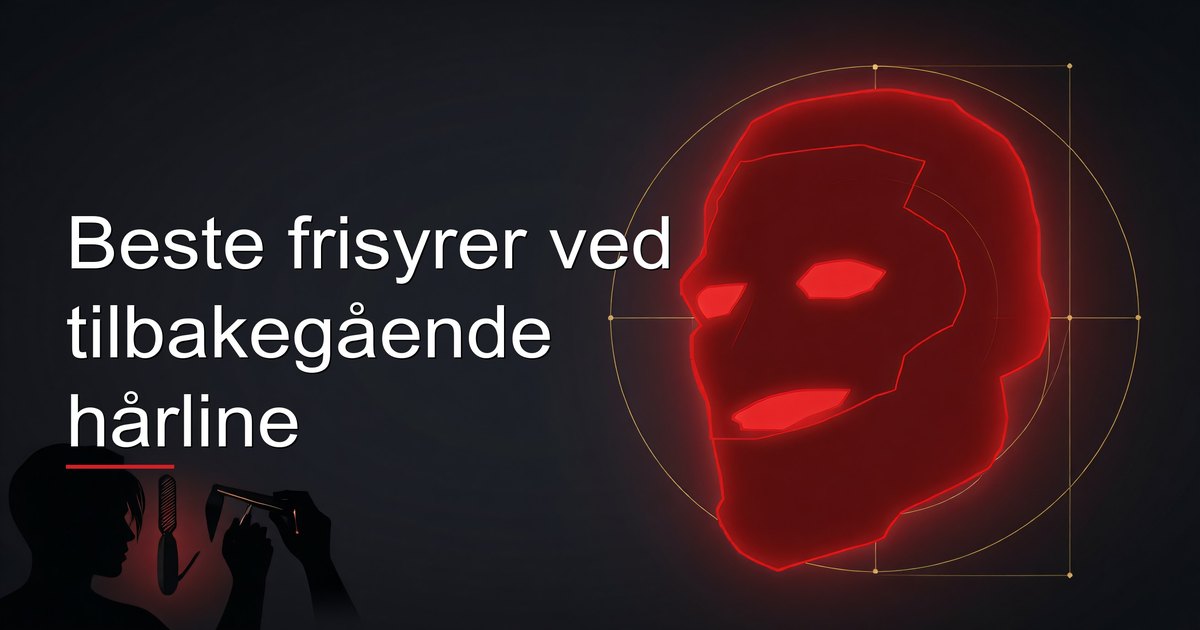 Beste frisyrer ved tilbakegående hårline