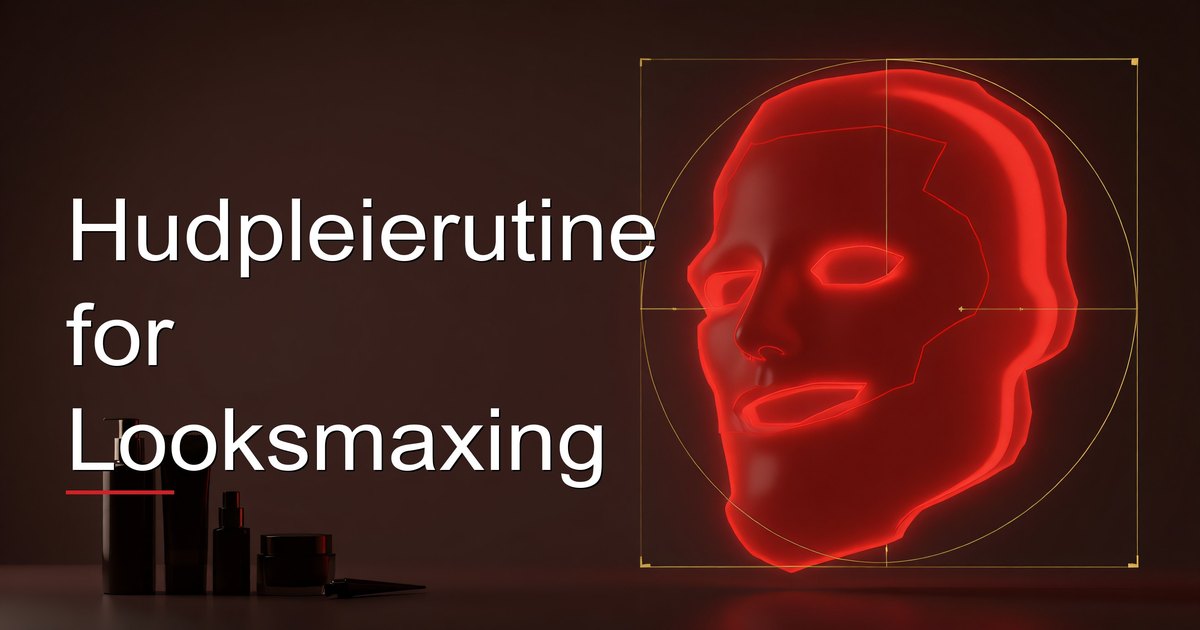 Hudpleierutine for Looksmaxing