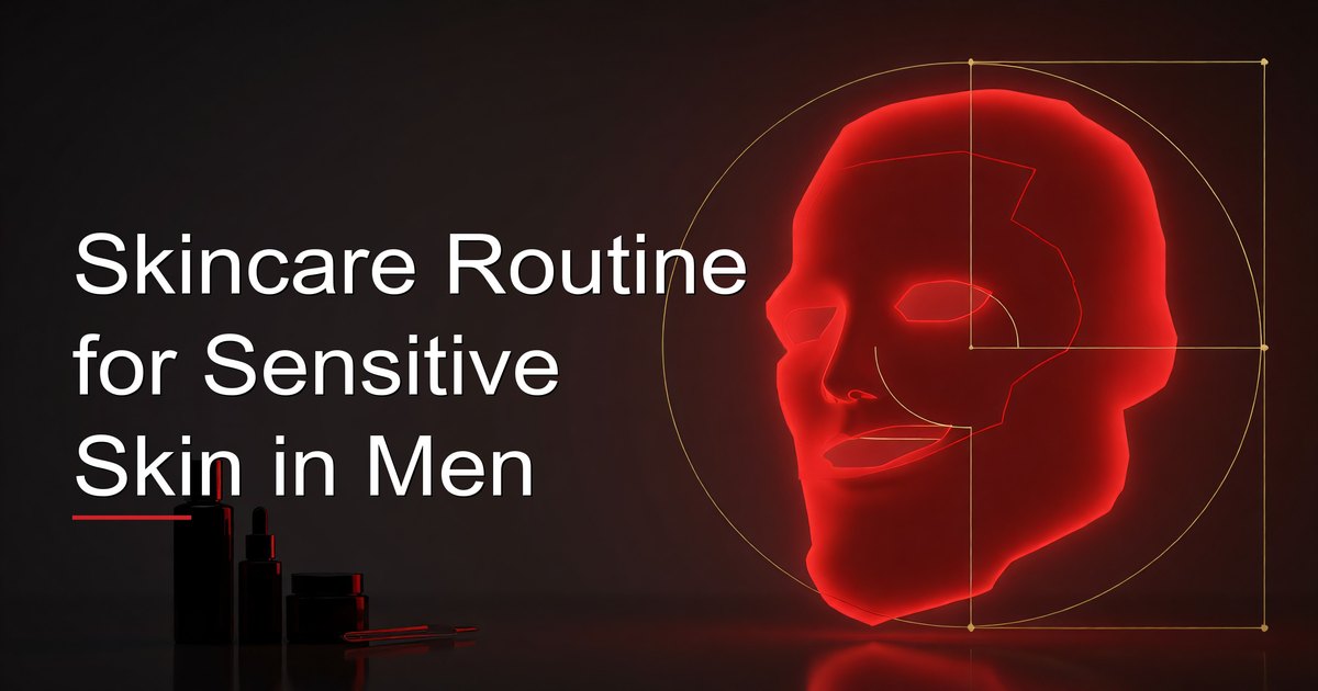 Skincare Routine for Sensitive Skin in Men