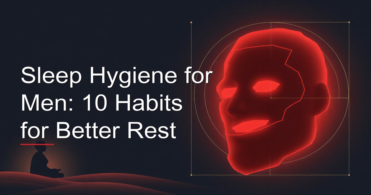 Søvnhygiene for menn: 10 vaner for bedre søvn