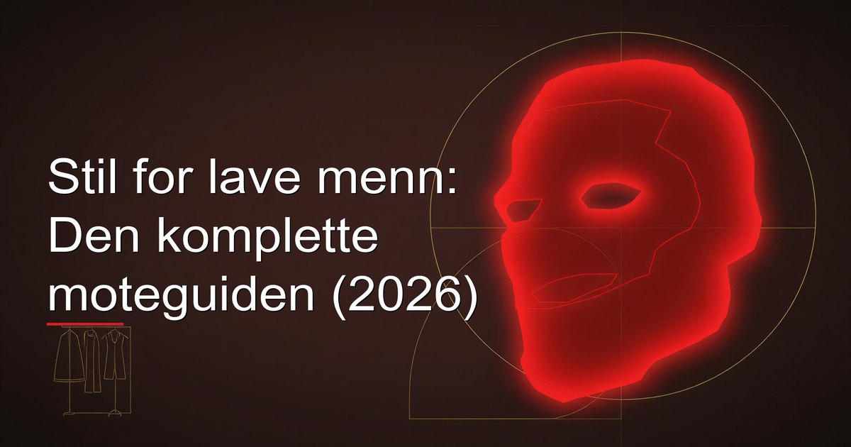 Stil for lave menn: komplett moteguide som viser passform-regler, proporsjonsstrategi og garderober-grunnmuren for mindre rammer