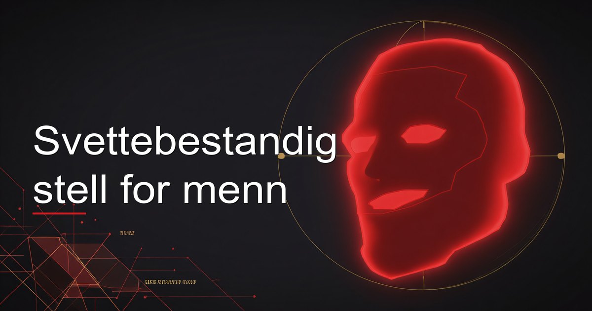 Svettebestandig stell for menn