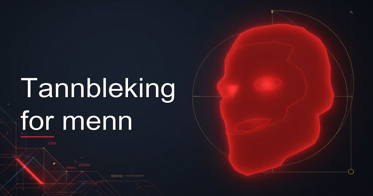 Tannbleking for menn