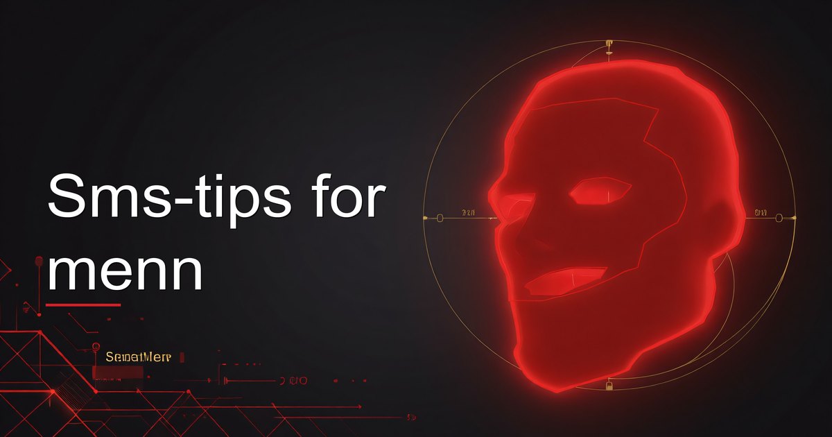 Sms-tips for menn