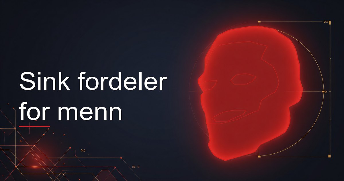 Sink fordeler for menn
