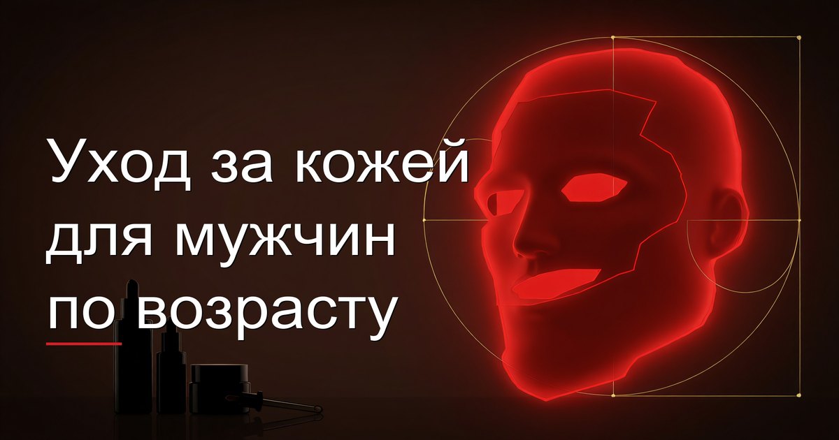 Уход за кожей для мужчин по возрасту