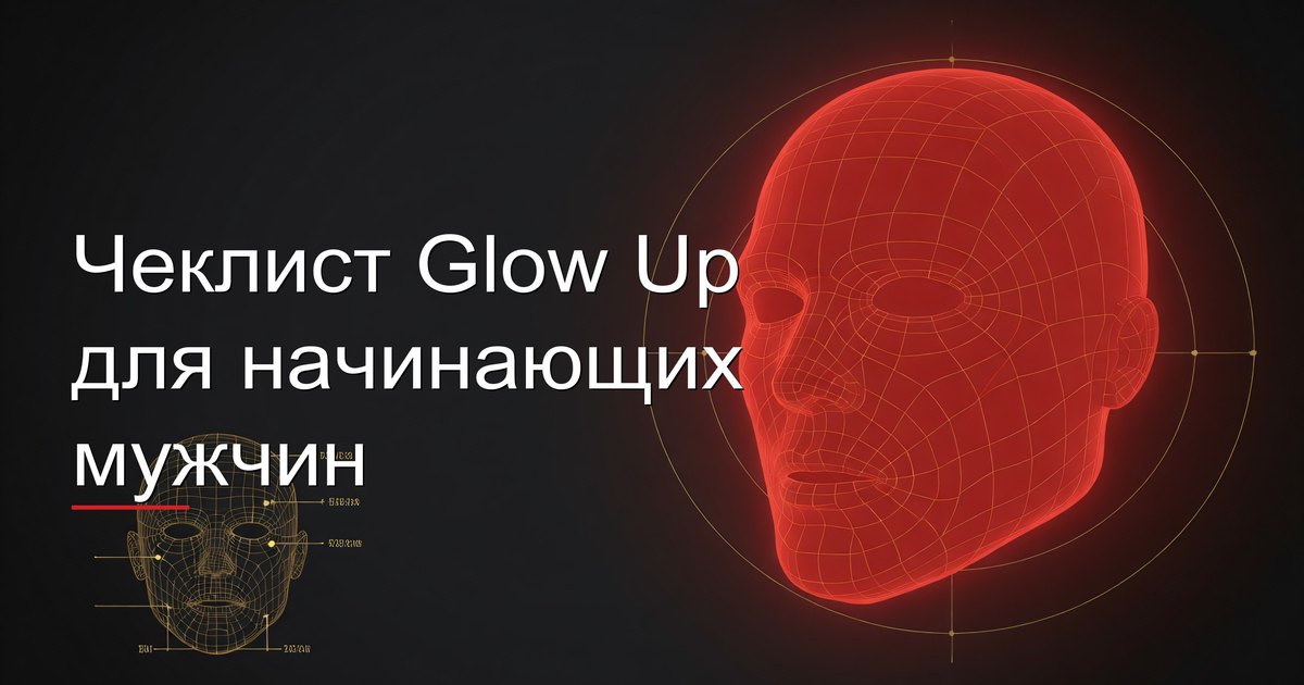 Чеклист Glow Up для начинающих мужчин