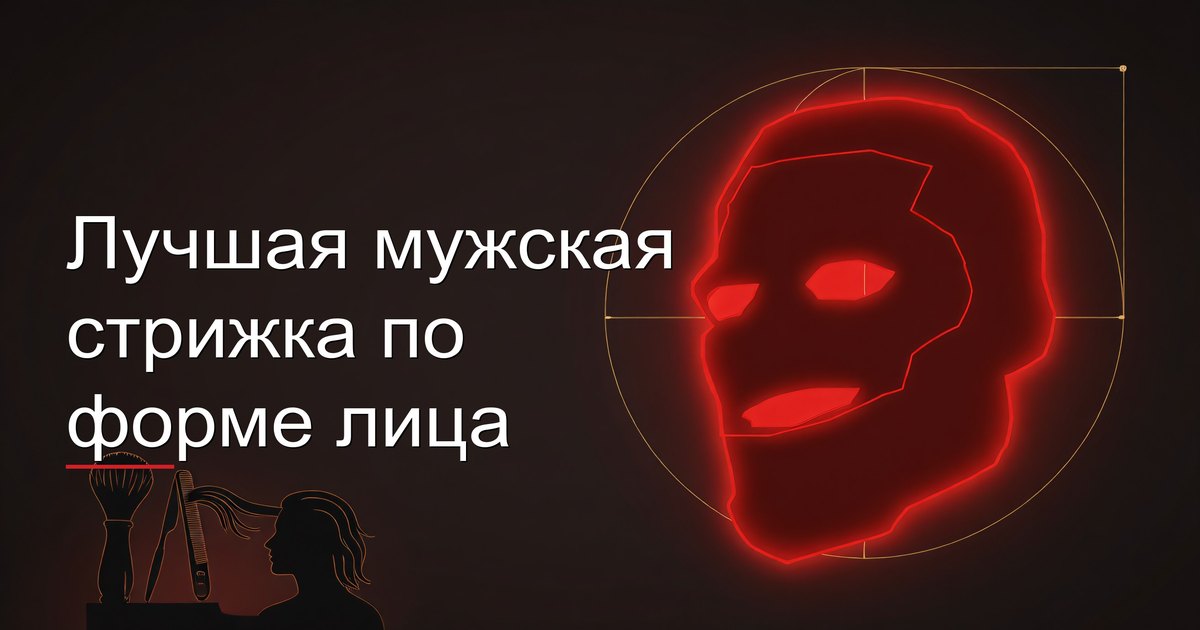 Лучшая мужская стрижка по форме лица