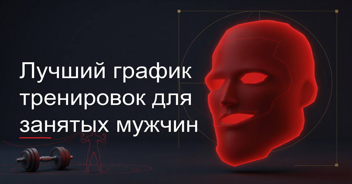 Лучший график тренировок для занятых мужчин