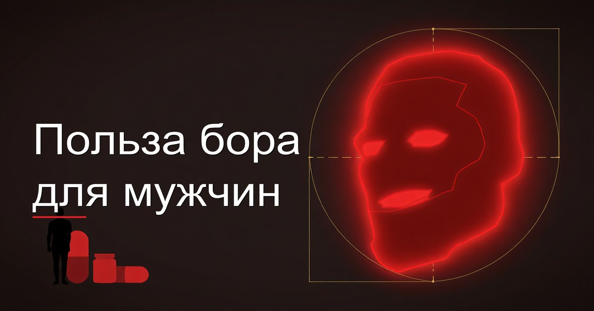Польза бора для мужчин