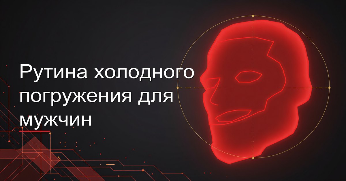 Рутина холодного погружения для мужчин