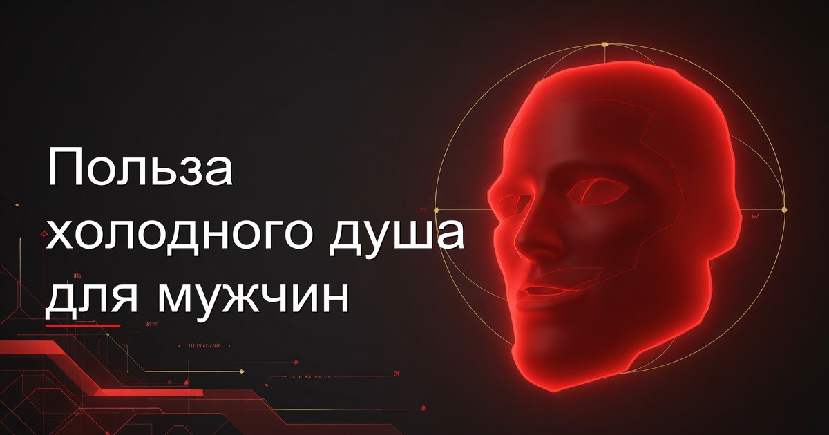 Польза холодного душа для мужчин
