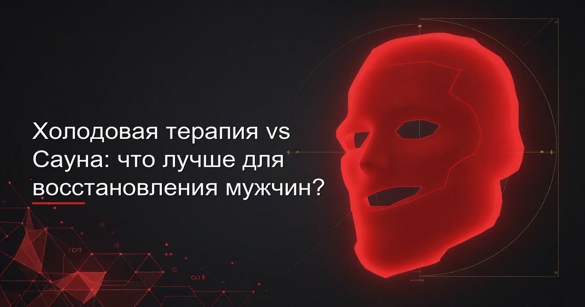 Мужчина сравнивает холодное погружение и сауну для восстановления и улучшения здоровья