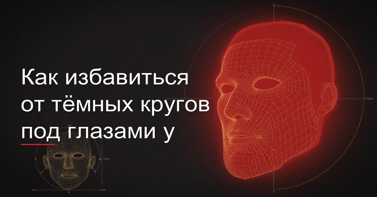 Как избавиться от тёмных кругов под глазами мужчине — причины, уход за кожей и изменения образа жизни