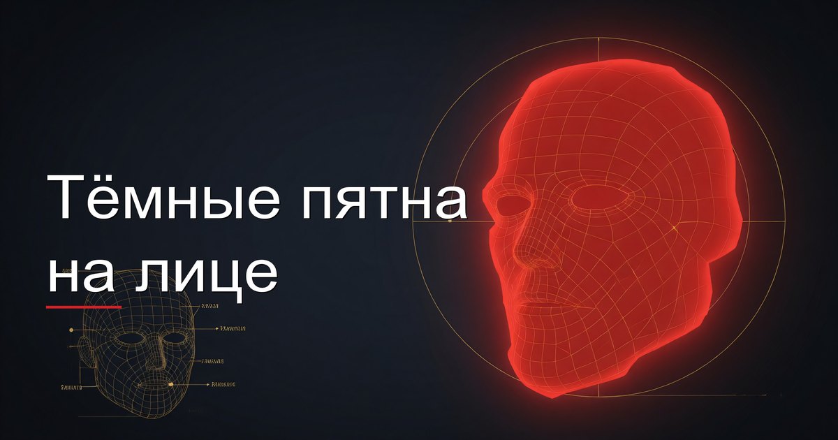 Тёмные пятна на лице
