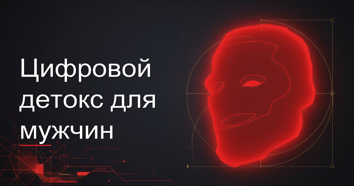 Цифровой детокс для мужчин