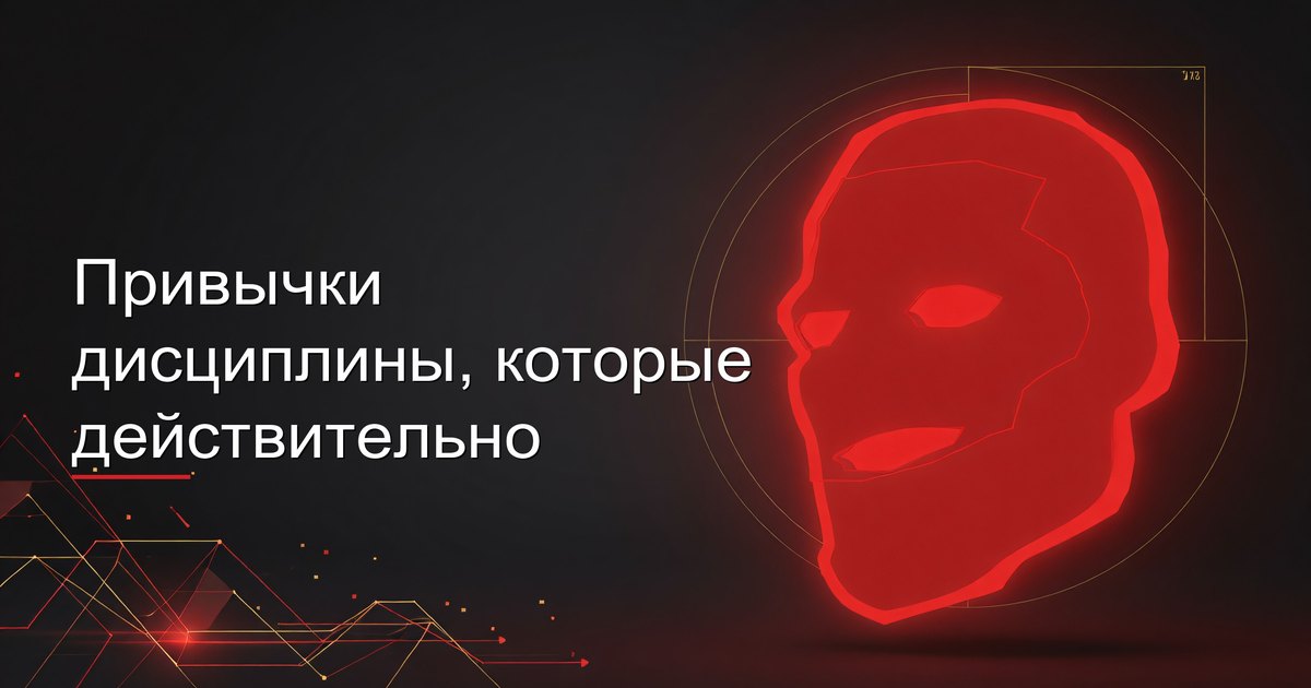 Привычки дисциплины, которые действительно