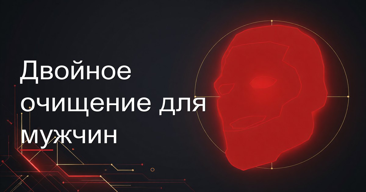 Двойное очищение для мужчин