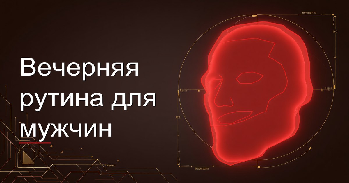 Вечерняя рутина для мужчин