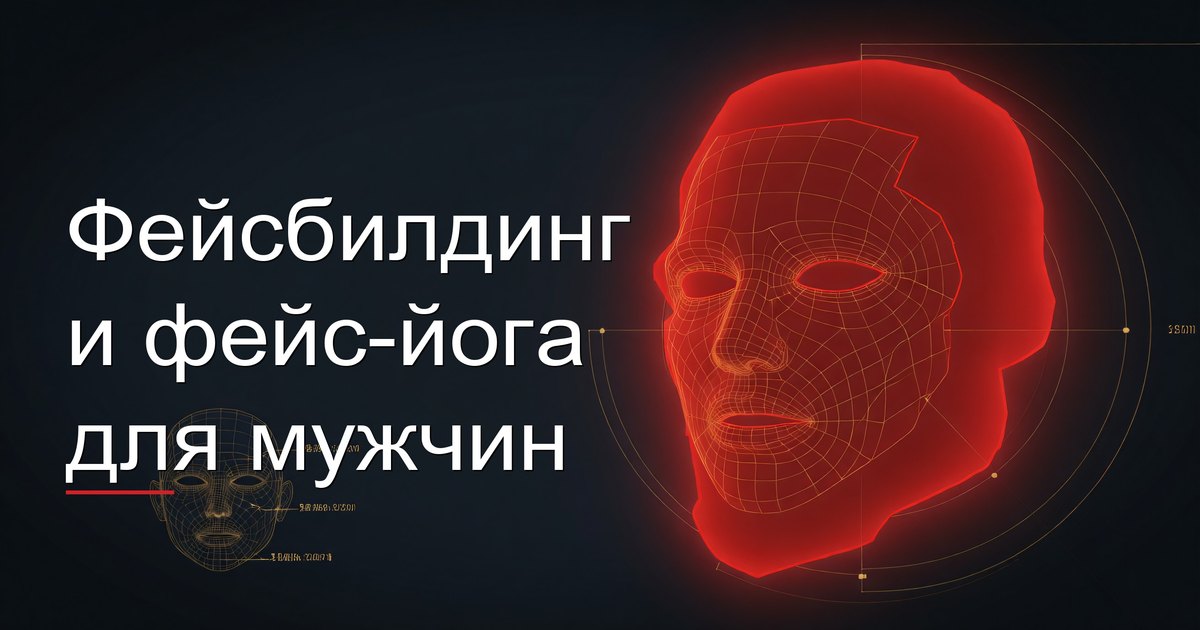 Фейсбилдинг и фейс-йога для мужчин