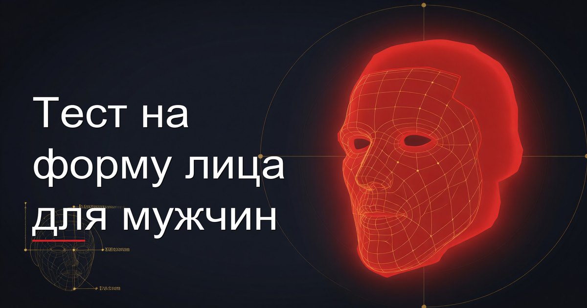 Тест на форму лица для мужчин