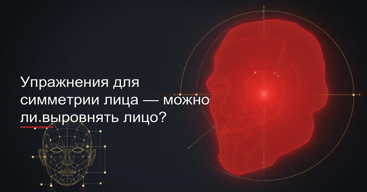Гид по упражнениям для симметрии лица для мужчин