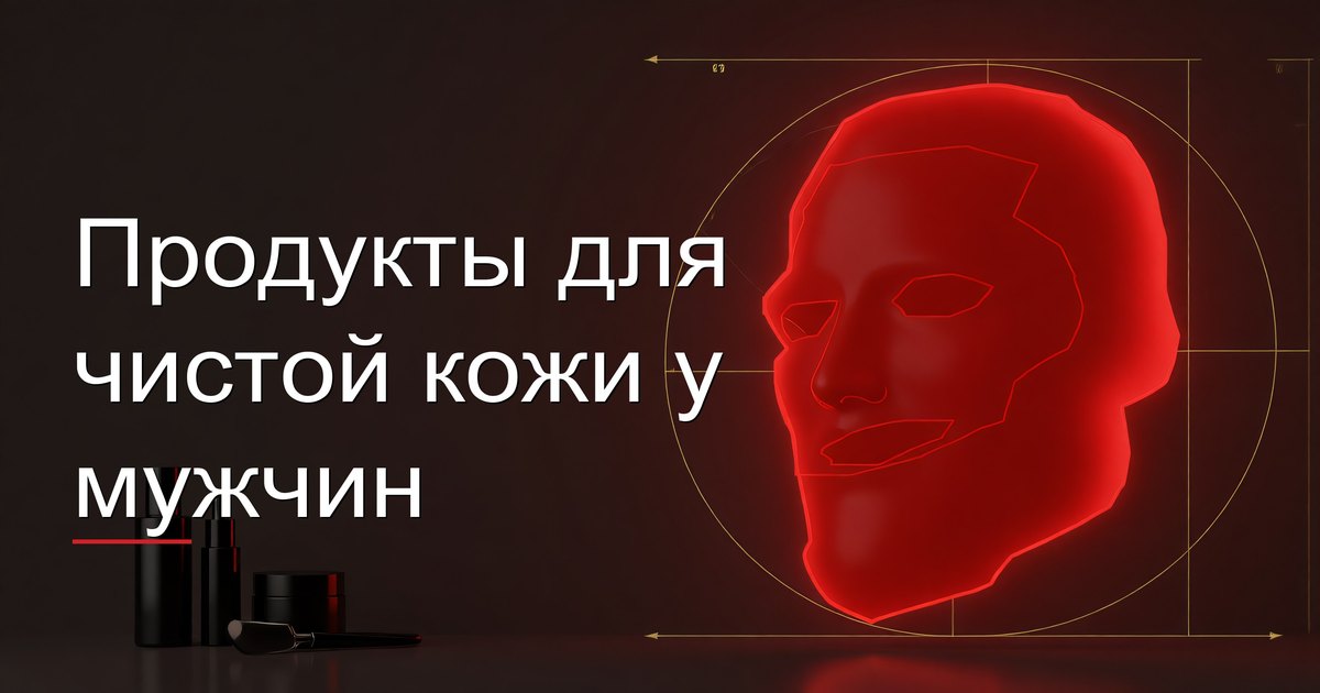Продукты для чистой кожи у мужчин