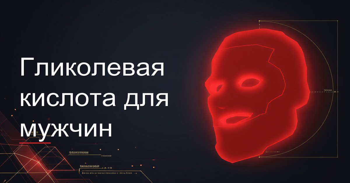 Гликолевая кислота для мужчин