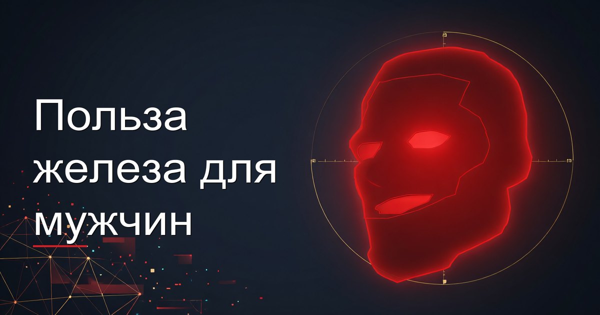 Польза железа для мужчин
