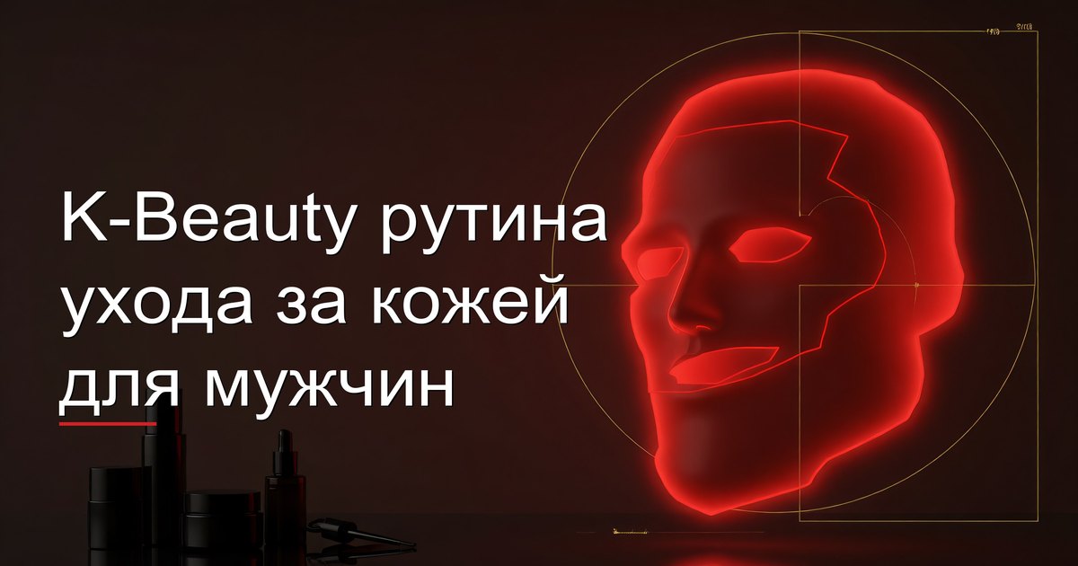 K-Beauty рутина ухода за кожей для мужчин