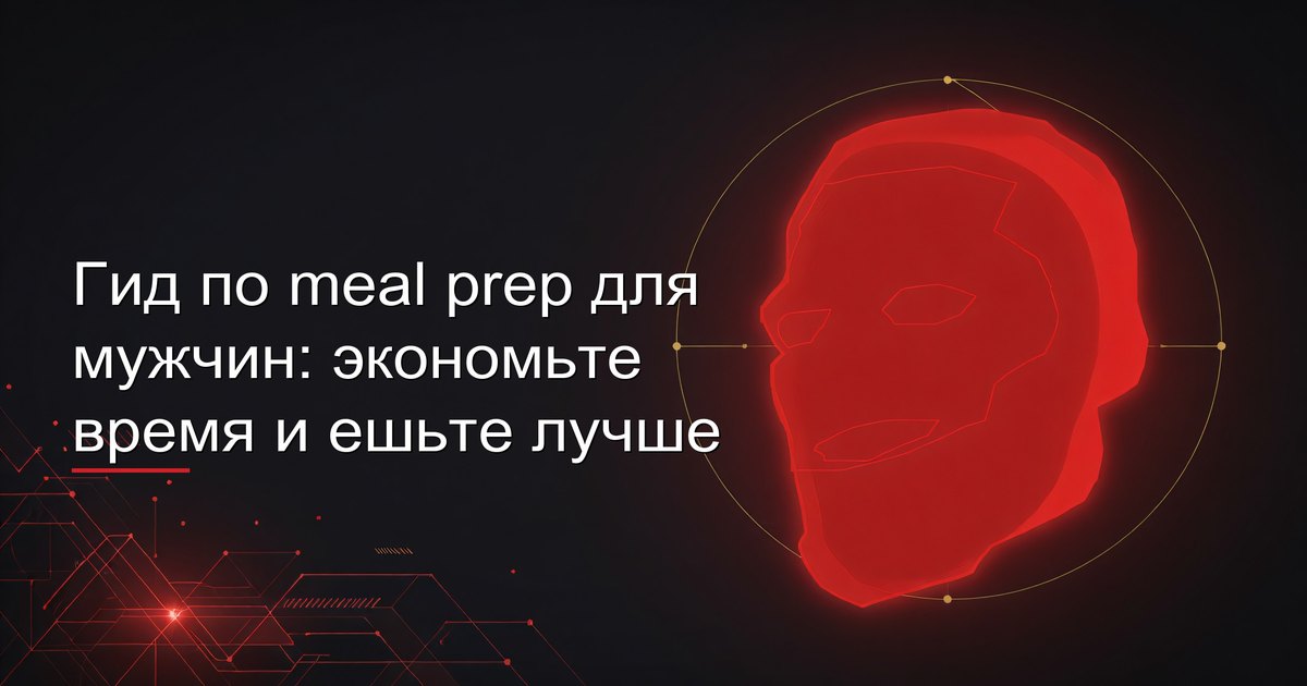 Гид по meal prep для мужчин: экономьте время и ешьте лучше