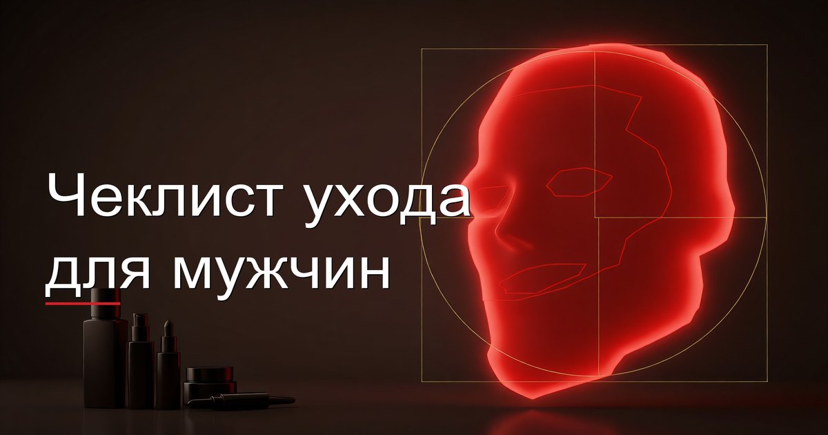 Чеклист ухода для мужчин
