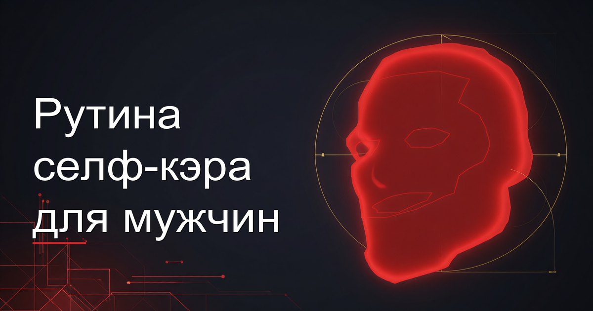 Рутина селф-кэра для мужчин