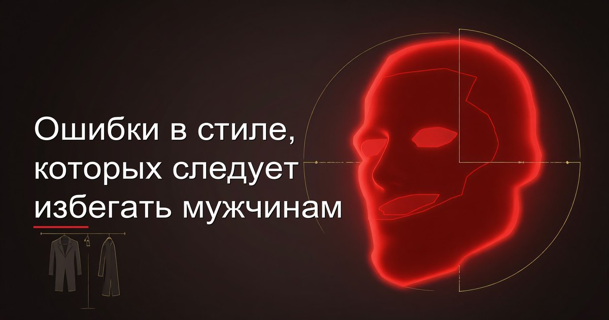 Ошибки в стиле, которых следует избегать мужчинам