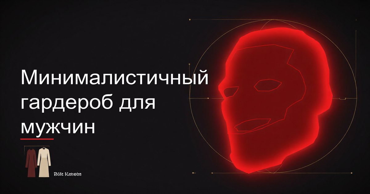 Минималистичный гардероб для мужчин