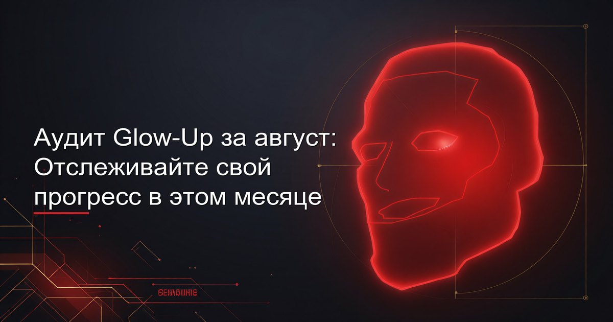 Мужчина просматривает свои ежемесячные фотографии прогресса glow-up и журнал аудита