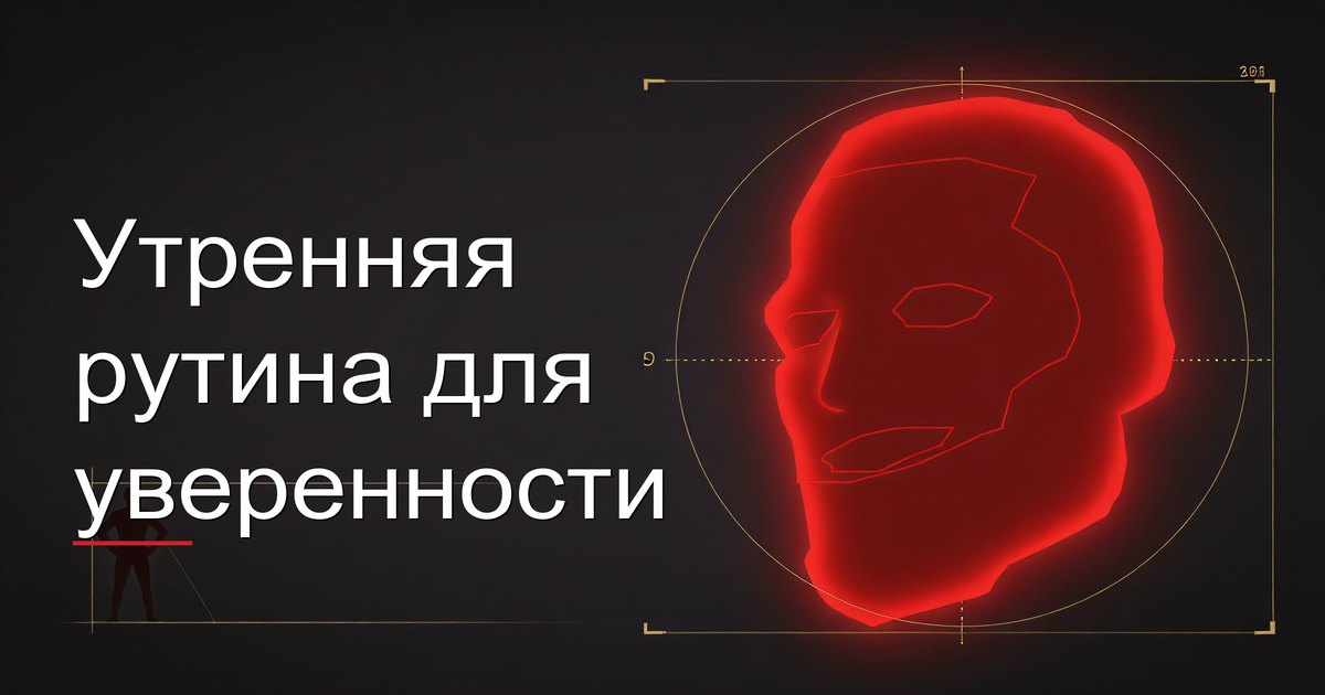 Утренняя рутина для уверенности