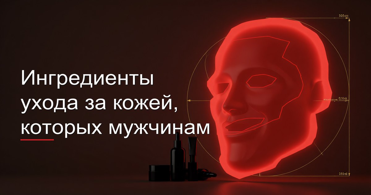 Ингредиенты ухода за кожей, которых мужчинам стоит избегать