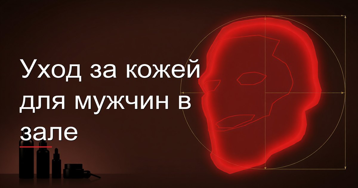 Уход за кожей для мужчин в зале