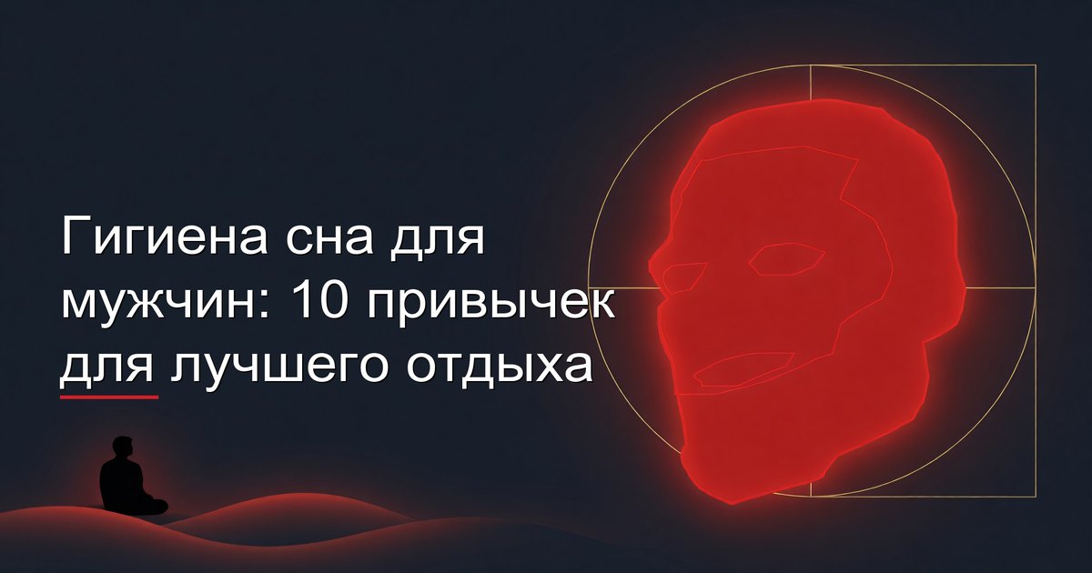 Гигиена сна для мужчин: 10 привычек для лучшего отдыха