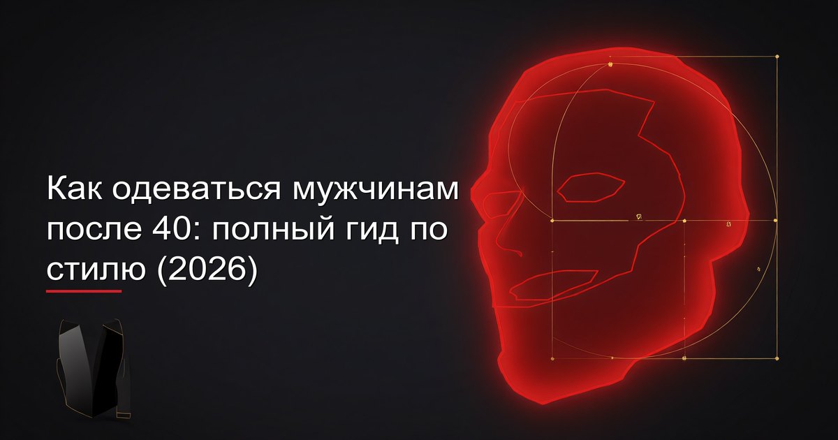 Стильно одетый мужчина за 40 в элегантной повседневной одежде