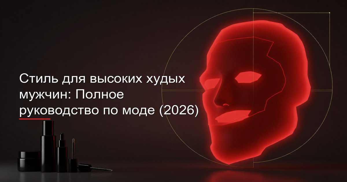 Стиль для высоких худых мужчин: полное модное руководство, показывающее правила посадки, систему многослойности, стратегию пропорций и гардеробные основы для высоких стройных фигур