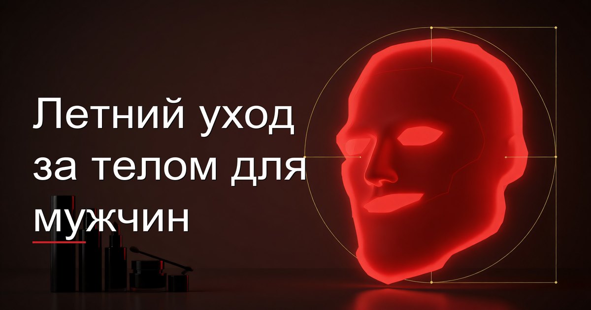 Летний уход за телом для мужчин