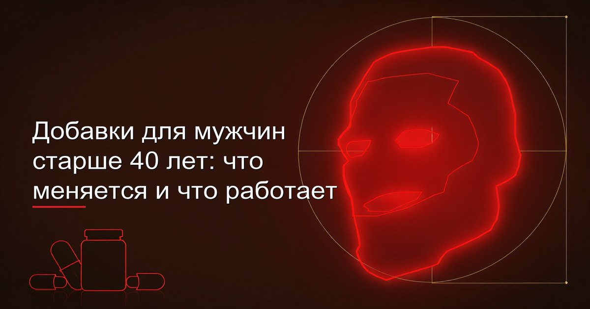 Добавки для мужчин старше 40 лет — витамин D, омега-3, магний и другие целевые нутриенты на чистой поверхности