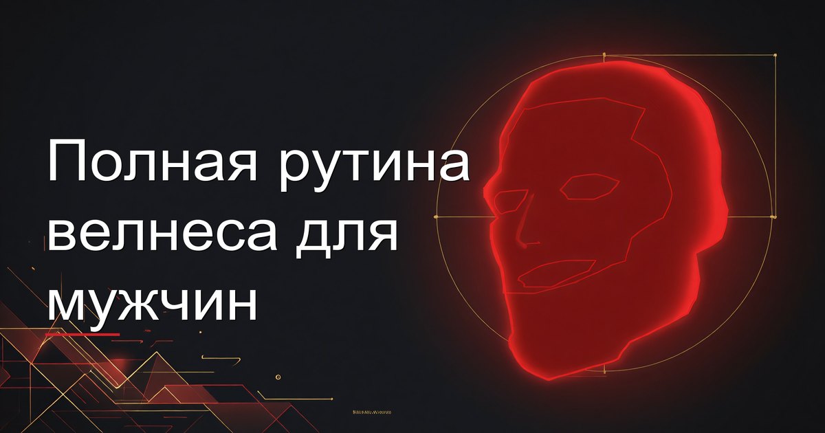 Мужчина следует рутине велнеса с упражнениями, питанием и осознанностью