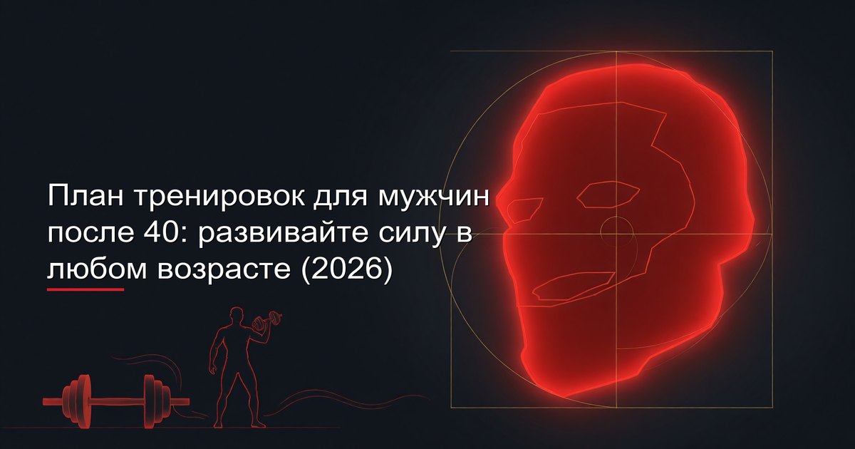 Мужчина старше 40 лет выполняет базовое упражнение с правильной техникой в тренажёрном зале